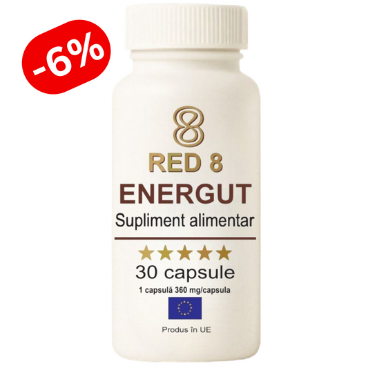RED 8 Energut – Energy & Focus Complex, ambalaj față