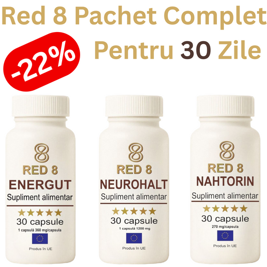 Pachetul Complet RED 8 – Energut, Neurohalt, Nahtorin (ambalaj față)