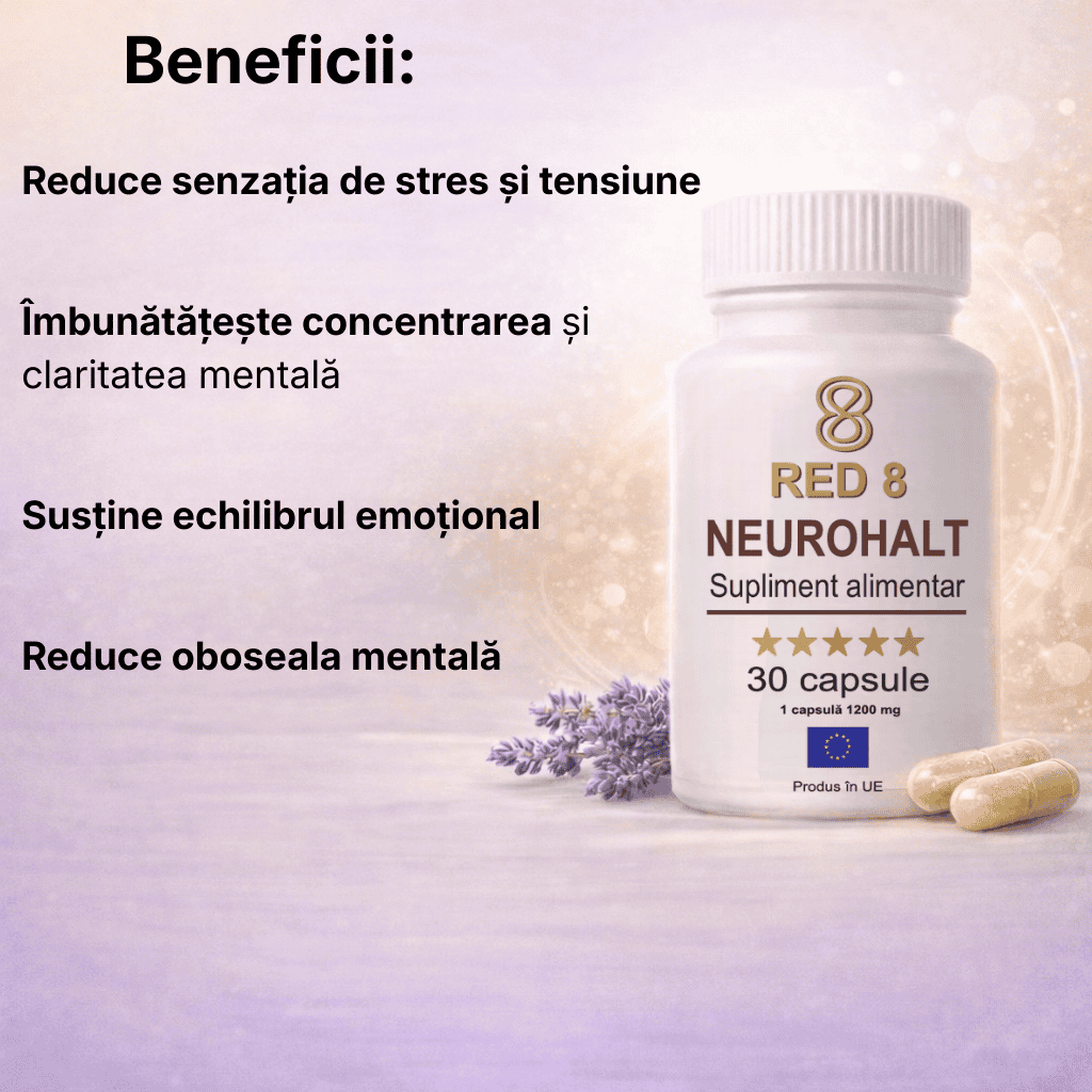 Beneficii Neurohalt – susține echilibrul mental, claritatea și gestionarea stresului